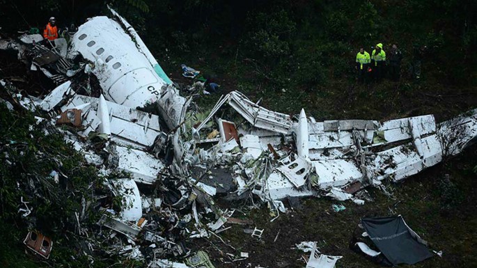 巴西客機墜毀，62人全部羅難