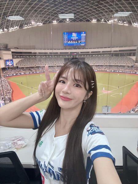 林岱縈 為中華隊加油 韓籍 安芝儇現身來應援