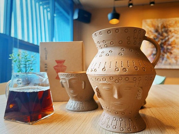 十三行博物館人面陶罐茶香延續文化美學