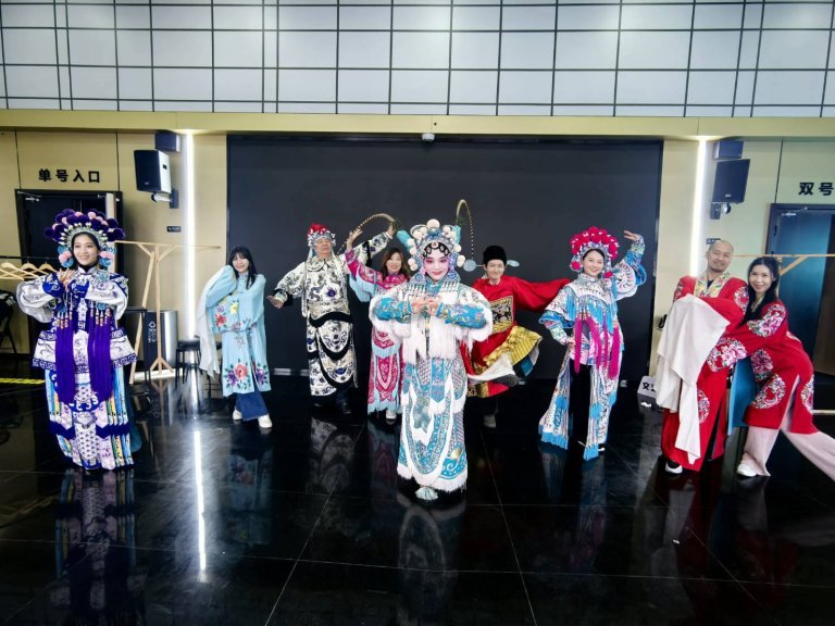 臺灣青年沉浸松陽高腔 體驗600年非遺文化魅力