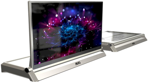 達輝國際在 2025 台北國際電腦展展示最新 Micro LED 透明顯示器，具備高透光與模組化拼接設計