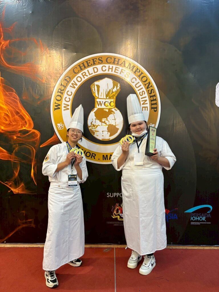 醒吾科技大學學生在2025年馬來西亞世界廚藝大賽榮獲特金與金牌，展現卓越廚藝實力