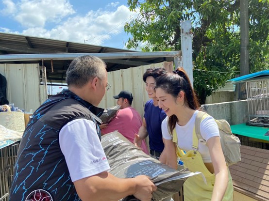 韓雨潔與唐子元領軍藝人KOL參與台南狗園公益送糧活動