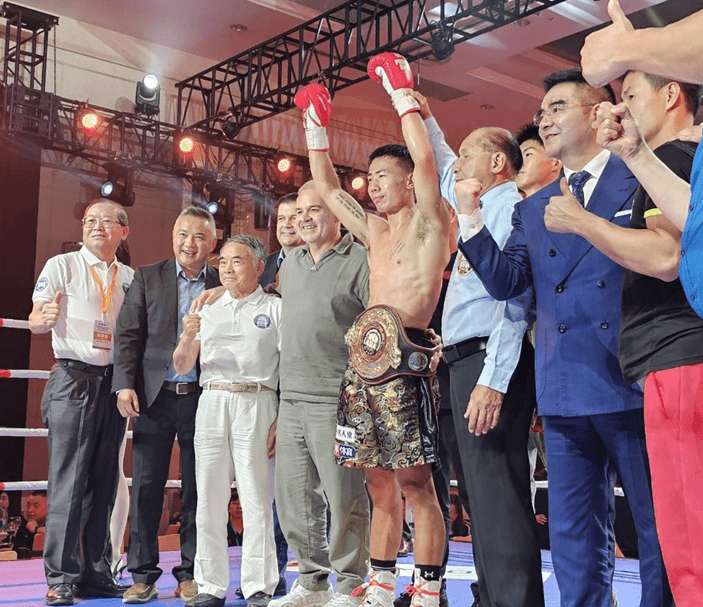 郭枝來代表台灣出席2025 WBA亞洲拳王爭霸賽於蘇州登場