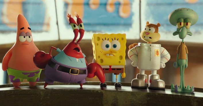 海綿寶寶電影尋找方褲 海綿寶寶在電影《尋找方塊褲》中