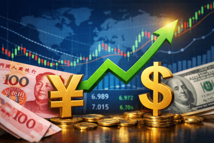 The appreciation of the RMB reflects changes in China's economy and capital flows