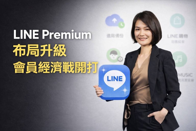 LINE進階備份功能升級支援照片影片檔案雲端儲存100GB容量與會員權益優惠示意圖