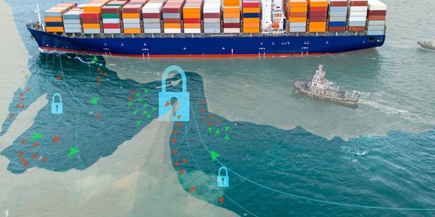 中東衝突油庫爆炸黑煙與半導體供應鏈空運成本上升示意