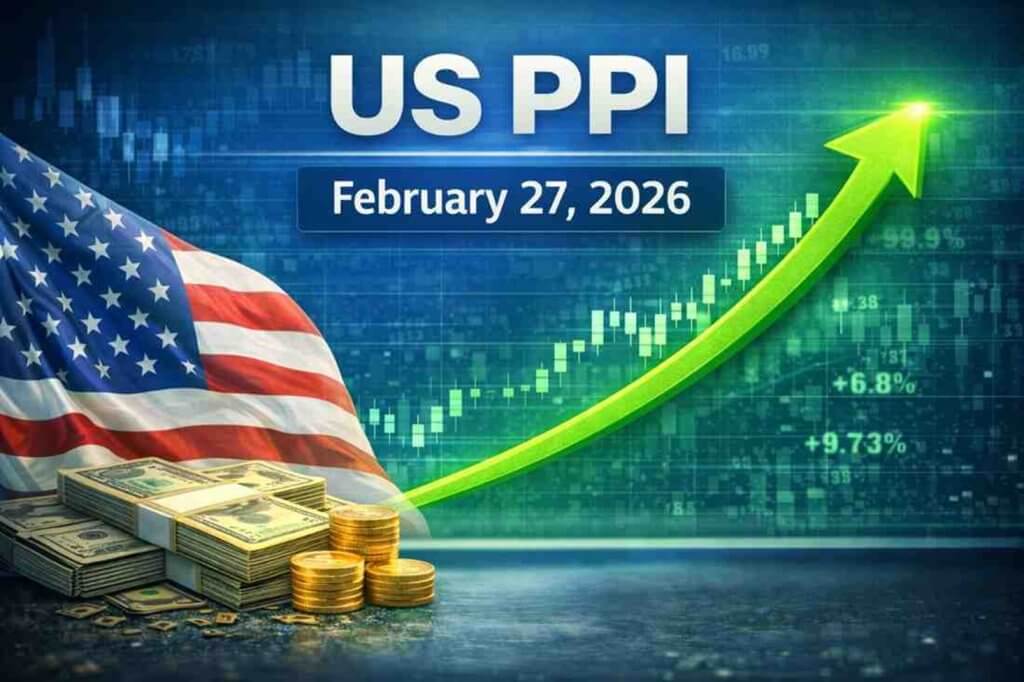 US PPI and Federal Reserve policy outlook 2026 美國聯準會大樓與通膨數據圖表示意圖,PPI升溫市場預估Fed暫停降息