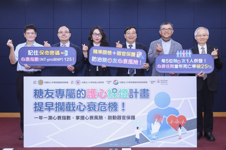 糖尿病學會與心臟學會發布糖尿病心衰竭風險共識，呼籲糖友每年檢測NT-proBNP