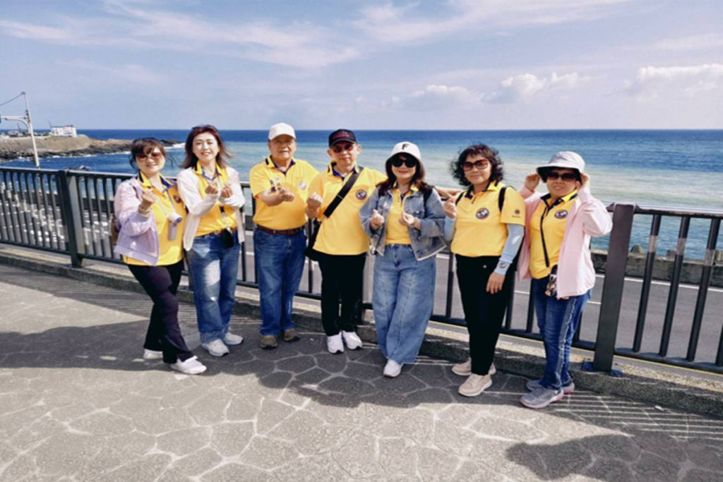 國際獅子會300B1區宜蘭二日感恩之旅獅友團體合影