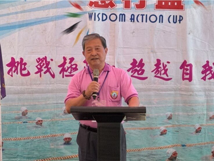 2026慧行盃全國身心障礙游泳競賽選手在華江高中泳池奮力前進