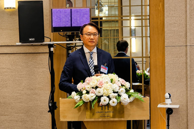 宏碁集團董事長陳俊聖出席三三會六月例會，會後接受媒體聯訪，分享宏碁轉型、國際化布局與AI應用觀點