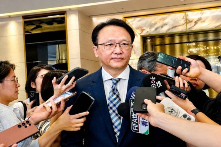 宏碁集團董事長陳俊聖出席三三會六月例會，會後接受媒體聯訪，分享宏碁轉型、國際化布局與AI應用觀點