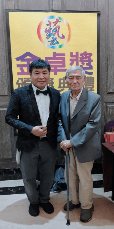 金卓獎十周年頒獎典禮得獎者與主辦單位代表合影