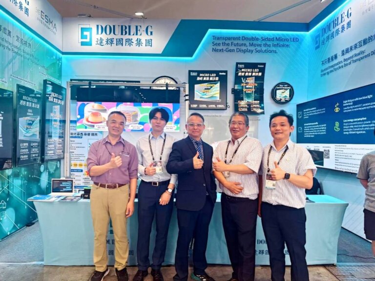 達輝國際於InfoComm Asia 2026展出透明雙面Micro LED顯示器