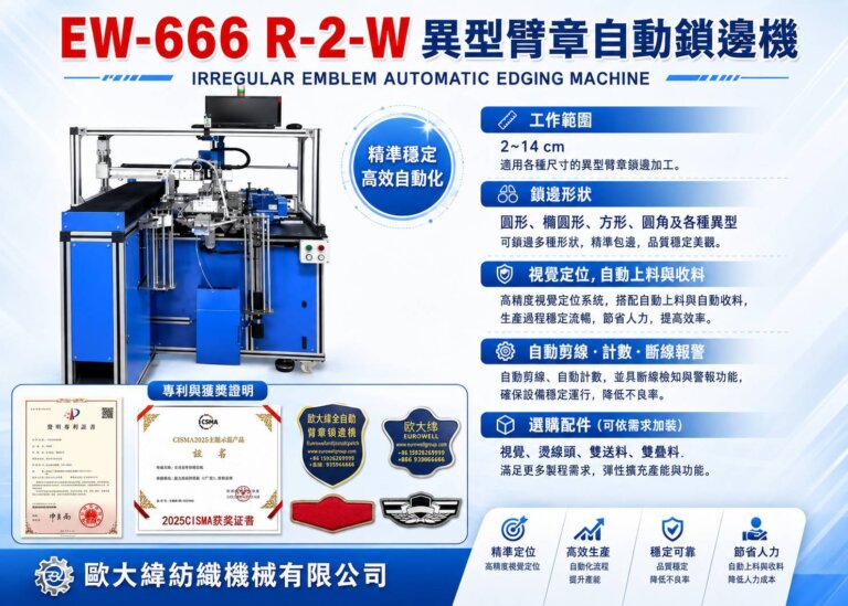 歐大緯紡織機械智慧縫製與自動化設備亮相2026深圳智博會