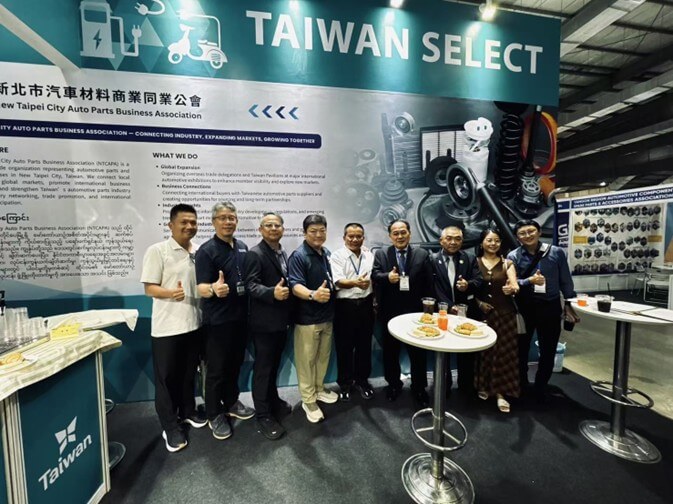 2026緬甸汽車零配件展TAIWAN SELECT台灣館展位與參展代表團