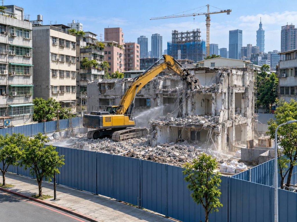 都市更新住戶權益與協調程序 老舊公寓與相鄰街廓建築外觀