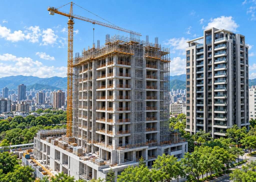 都市更新住宅建築外觀示意